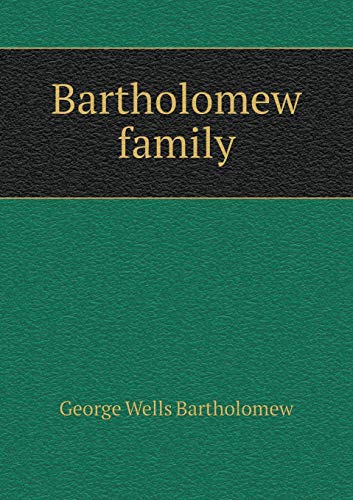 9785518798274: Bartholomew family