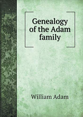 9785518805675: Genealogy of the Adam family