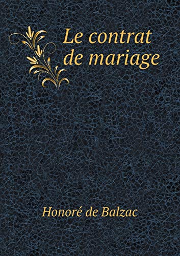 9785518977594: Le contrat de mariage