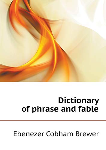9785519009737: Dictionary of phrase and fable