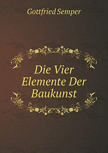 9785519072939: Die Vier Elemente Der Baukunst