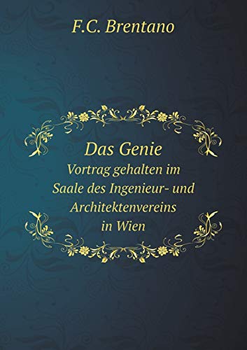 9785519116480: Das Genie Vortrag gehalten im Saale des Ingenieur- und Architektenvereins in Wien