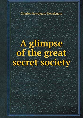 9785519131308: A glimpse of the great secret society