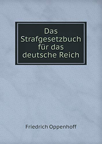 9785519289979: Das Strafgesetzbuch fr das deutsche Reich