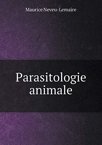 9785519300223: Parasitologie animale