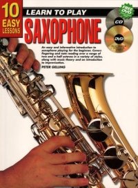10 EASY LESSONS SAXOPHONE DVD AND BOOKLET IN CASE (9785559035239) by GELLING; Peter