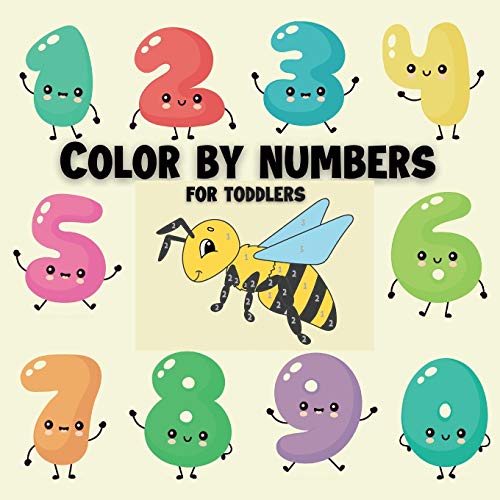 Beispielbild fr Color by numbers for toddlers: Coloring activity book for kids/coloring book for boys or girls for their fun zum Verkauf von Buchpark
