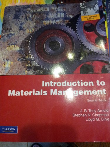9785632578417: Introduction to Materials Management 7th Edition (International Edition)