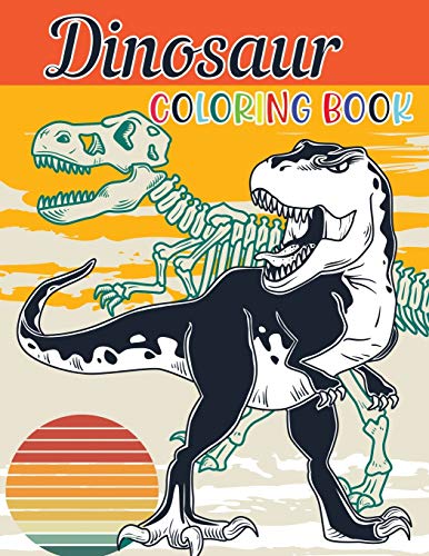 Beispielbild fr Dinosaurs Coloring Book : Great Gift Dinosaur Toddler Coloring Book for Kids Ages 3-8 zum Verkauf von Buchpark