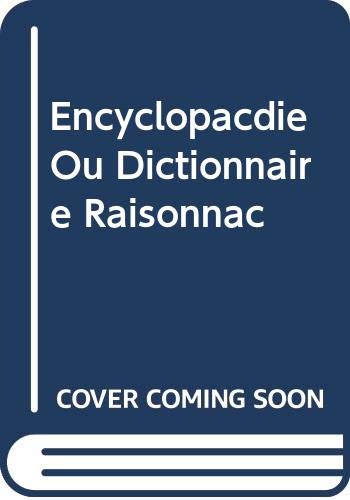 9785873228119: Encyclopdie Ou Dictionnaire Raisonn
