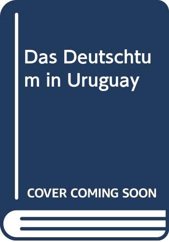 9785874533458: Das Deutschtum in Uruguay German Editio