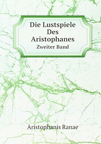 Die Lustspiele Des Aristophanes Die VÃ£Â¶ (9785874582425) by Aristophanes