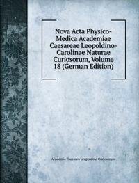 9785875488757: Nova Acta Physico-Medica Academiae Caes
