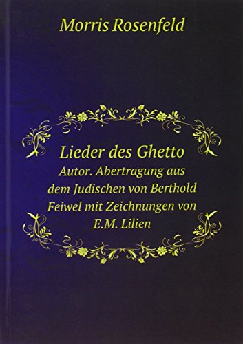 Stock image for Lieder Des Ghetto. Autor Abertragung Au for sale by Buchpark