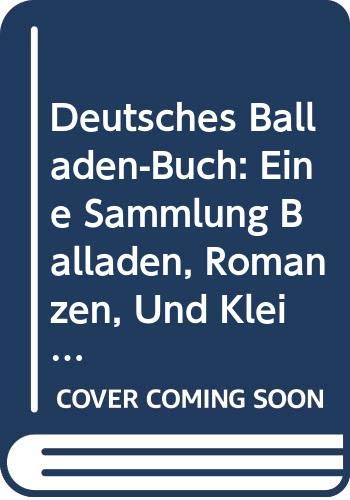 9785878041379: Deutsches Balladen-Buch Eine Sammlung B
