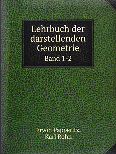 Beispielbild fr Lehrbuch Der Darstellenden Geometrie zum Verkauf von Buchpark