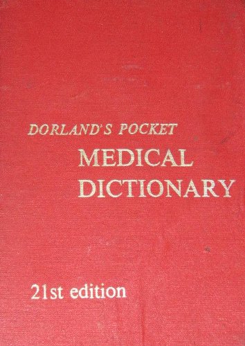 Stock image for Dorlands Pocket Medical Dictionary 20/E for sale by Modetz Errands-n-More, L.L.C.