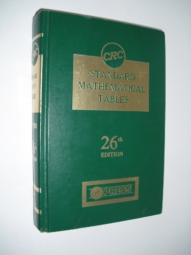 Beispielbild fr CRC Standard Mathematical Tables, 19th edition zum Verkauf von Half Price Books Inc.