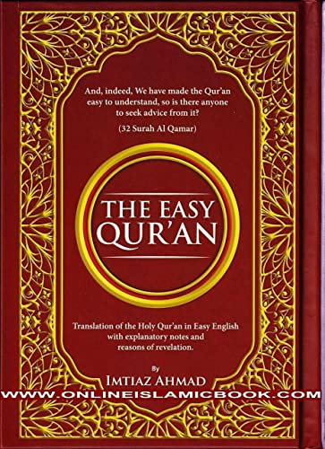 Stock image for The Easy Qur'An Translation of the Holy Qur'an in Easy English for sale by Books Unplugged