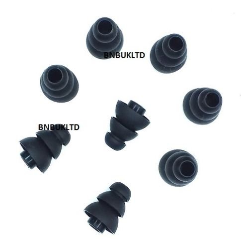 9786040403650: Lot de 12 remplacements d'embouts en silicone avec isolation acoustique pour couteurs intra-auriculaires compatibles E3C/E3G/i3c/SCL3/E4C/E4G/i4c/SCL4/Etymiotic Research HF/MC 2/3/5/ety 8/Sennheiser CX/OCX/CXC/IE/CXL/MM/Monster Beats by Dr. Dre Tour/urBeats 2/HeartBeats 2.0 by Lady Gaga/DiddyBeats/Monster Turbine Pro/Powerbeats in ear/Sony/JVC/V-Moda/Shure Noir