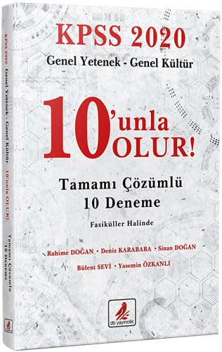 Beispielbild fr KPSS 2020 Genel Yetenek - Genel Kltr - 10`unla Olur!: Tamam? zml 10lu Deneme - Fasikller Halinde zum Verkauf von Buchpark