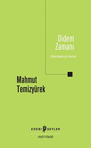 Stock image for Didem Zamani : Didem Madak Siiri zerine for sale by Istanbul Books
