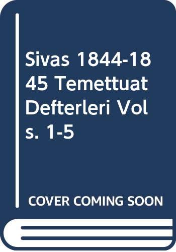 Imagen de archivo de Sivas 1844-1845 temettuat defterleri. 5 volumes. a la venta por BOSPHORUS BOOKS