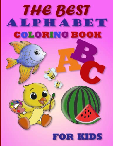 Stock image for The best alphabet coloring book for kids for sale by PBShop.store US