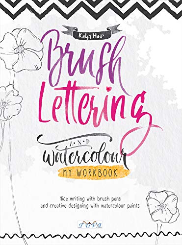 Beispielbild fr Brush Lettering Workbook zum Verkauf von Books From California