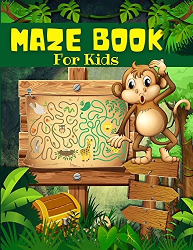 Children's Kids Maze Puzzle Activité Amusant Livres Jeu Livre 