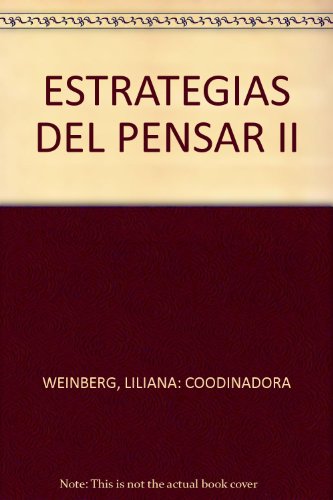 Imagen de archivo de Estrategias del Pensar. Ensayo y prosa de ideas en America Latina Siglo XX. Volumen II (Coleccion Literatura y Ensayo en America Latina y El Caribe) a la venta por Zubal-Books, Since 1961