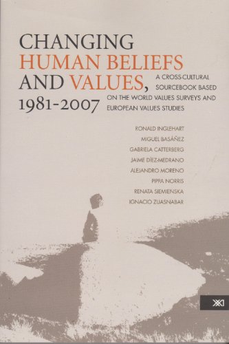 Beispielbild fr Changing human beliefs and values, 1981-2007. A Cross-Cultural Sourcebook Bas. zum Verkauf von Iridium_Books