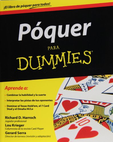 Beispielbild fr Poquer para Dummies (For Dummies) (Spanish Edition) zum Verkauf von Irish Booksellers