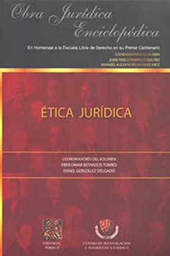 Imagen de archivo de ETICA JURIDICA [Paperback] by PAMPILLO BALIO, JUAN PABLO a la venta por Iridium_Books