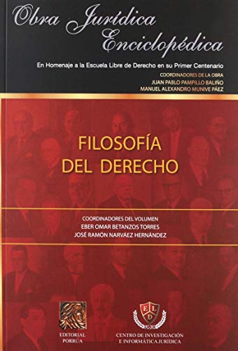 Imagen de archivo de FILOSOFIA DEL DERECHO [Paperback] by PAMPILLO BALIO, JUAN PABLO a la venta por Iridium_Books