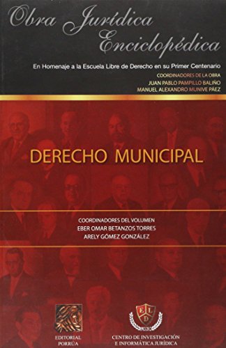Imagen de archivo de DERECHO MUNICIPAL [Paperback] by PAMPILLO BALIO, JUAN PABLO a la venta por Iridium_Books