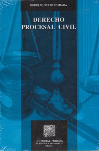 Stock image for DERECHO PROCESAL CIVIL [Paperback] by BUCIO ESTRADA, RODOLFO for sale by Iridium_Books