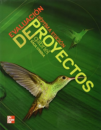 9786071509222: EVALUACION DE PROYECTOS 7'EDICION