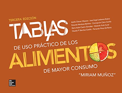 Beispielbild fr TABLAS DE USO PRACTICO DE LOS ALIMENTOS DE MAYOR CONSUMO [Paperback] by CHAVE. zum Verkauf von Iridium_Books