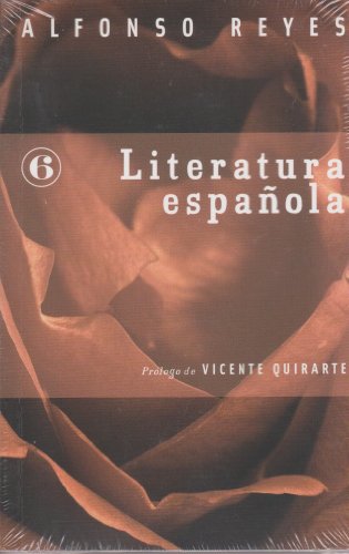 Stock image for Literatura espaola (Coleccion Capilla Alfonsina, 6) (Spanish Edition) for sale by PAPER CAVALIER US