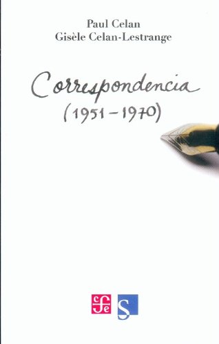Imagen de archivo de Correspondencia (1951-1970) [Hardcover] by Paul Celan, Gisle Celan-Lestrange a la venta por Iridium_Books
