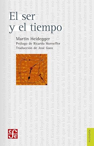 Imagen de archivo de El ser y el tiempo (Spanish Edition) a la venta por Book Deals