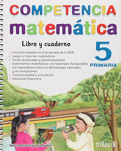 Stock image for Competencia matematica 5 / Math Skills: Libro Y Cuaderno / Book and Workbook . for sale by Iridium_Books