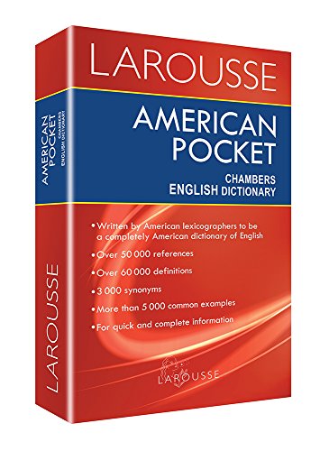 Stock image for AMERICAN POCKET CHAMBERS ENGLISH DICTIONARY. for sale by Better World Books