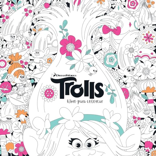 9786073149594: Trolls. Libro Para Colorear / Trolls. It's Color Time! (Dreamworks)