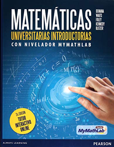 Beispielbild fr Libro Matematicas Universitarias Introductorias Con Nivelado zum Verkauf von Juanpebooks