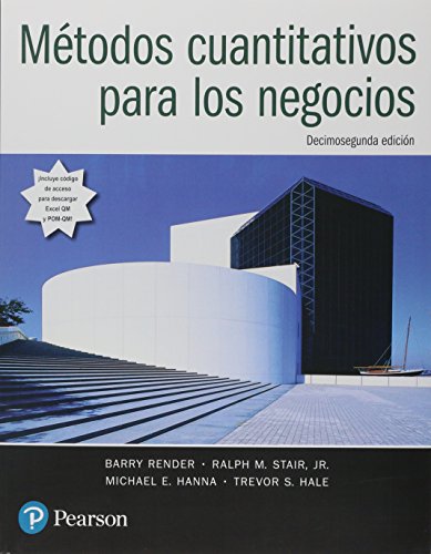 Stock image for METODOS CUANTITATIVOS PARA NEGOCIOS RENDER BARRY for sale by Iridium_Books