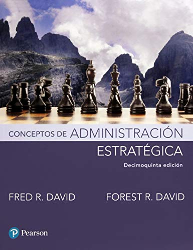 Stock image for conceptos de administracion estrategica 15ed david fred for sale by DMBeeBookstore