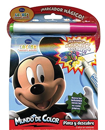 Stock image for MUNDO DE COLOR. PINTA Y DESCUBRE MICKEY MOUSE [Paperback] by Varios for sale by Iridium_Books