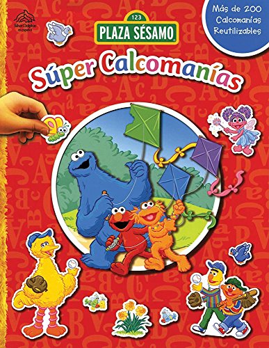 9786074043969: Super calcomanias / 123 Sesame Street Super Sticker Book:  Deportes divertidos & Un dia en la